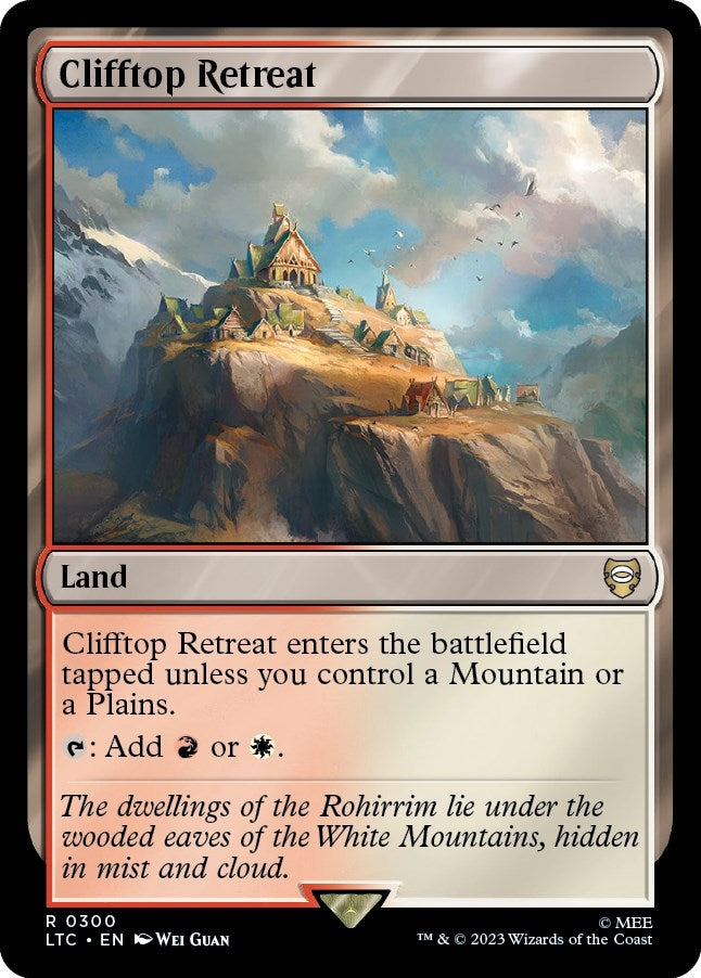 Image for Clifftop Retreat (300) (LTC) - Magic: The Gathering