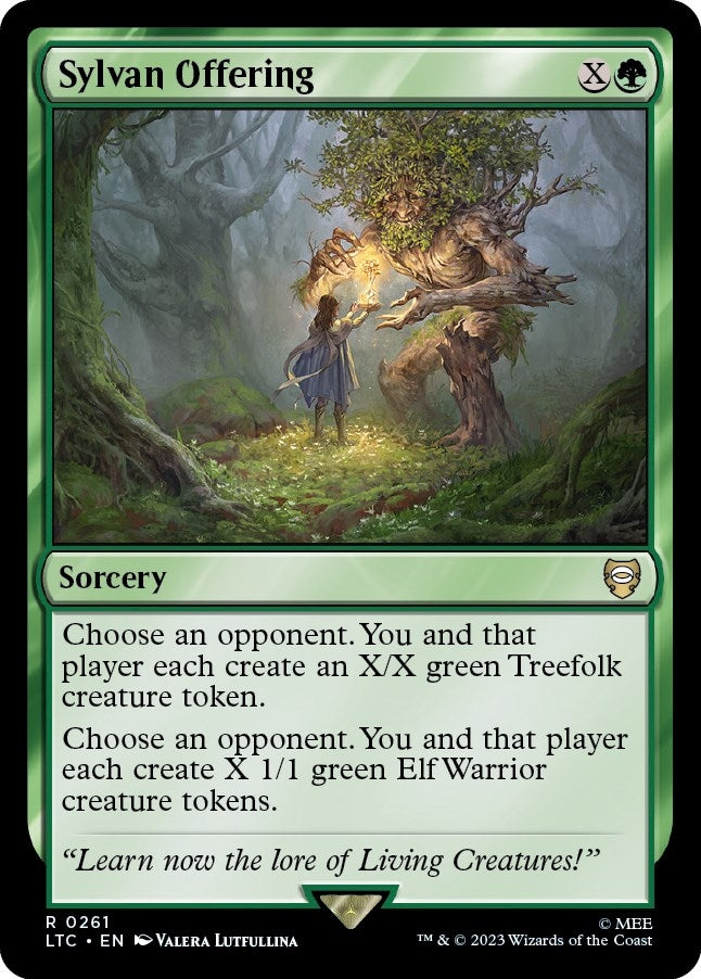 Image for Sylvan Offering (261) (LTC) - Magic: The Gathering