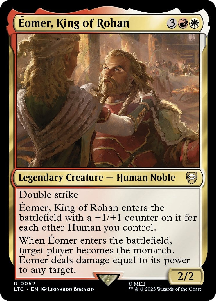 Image for Eomer, King of Rohan (52) (LTC) - Magic: The Gathering