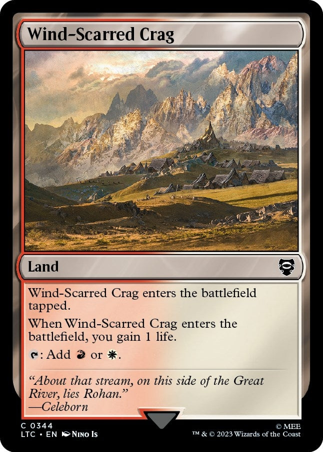Image for Wind-Scarred Crag (344) (LTC) - Magic: The Gathering