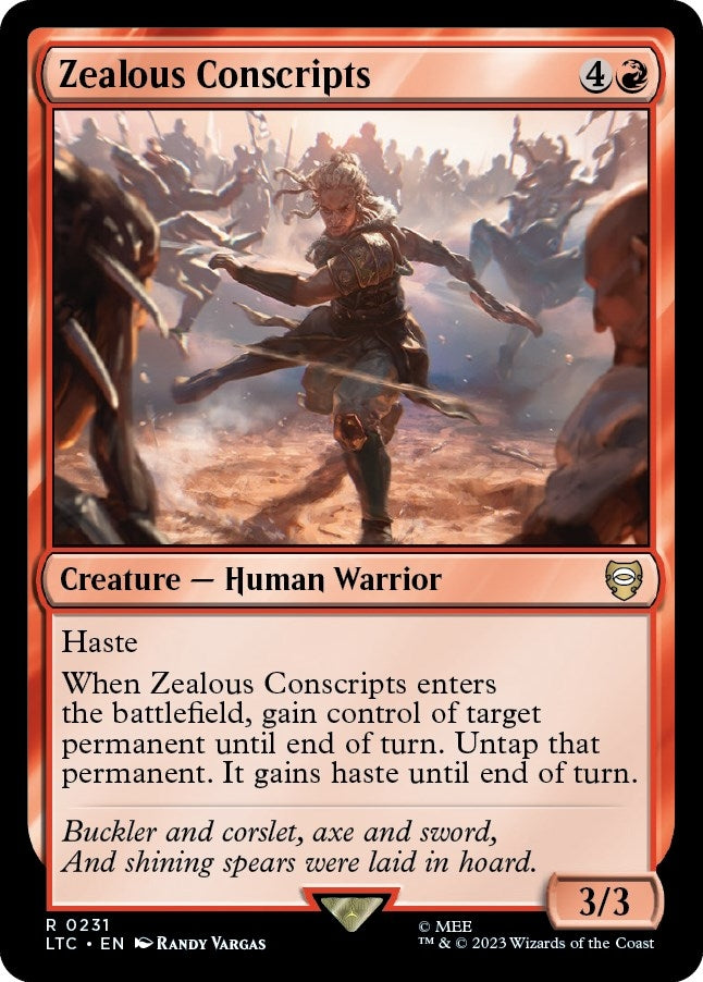 Image for Zealous Conscripts (231) (LTC) - Magic: The Gathering