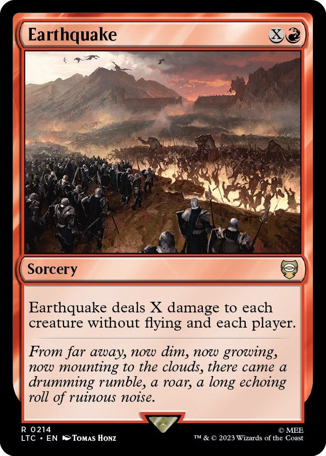Image for Earthquake (214) (LTC) - Magic: The Gathering