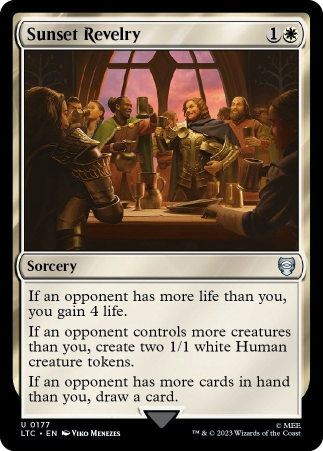 Image for Sunset Revelry (177) (LTC) - Magic: The Gathering