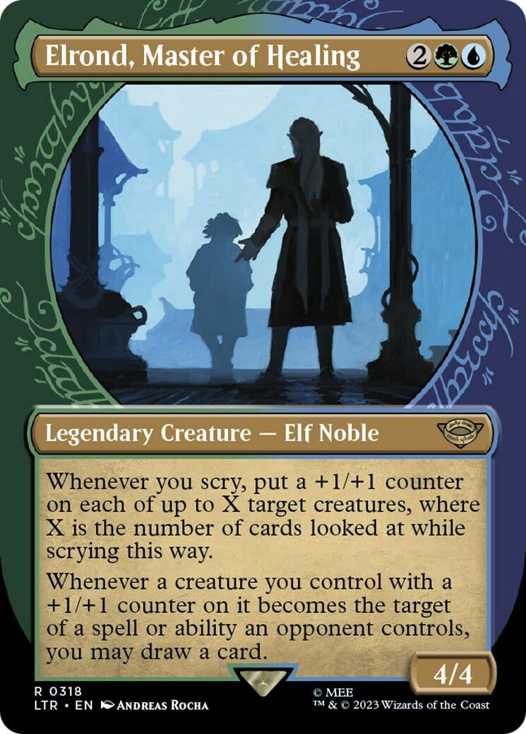 Image for Elrond, Master of Healing (Showcase) (318) (LTR) - Magic: The Gathering
