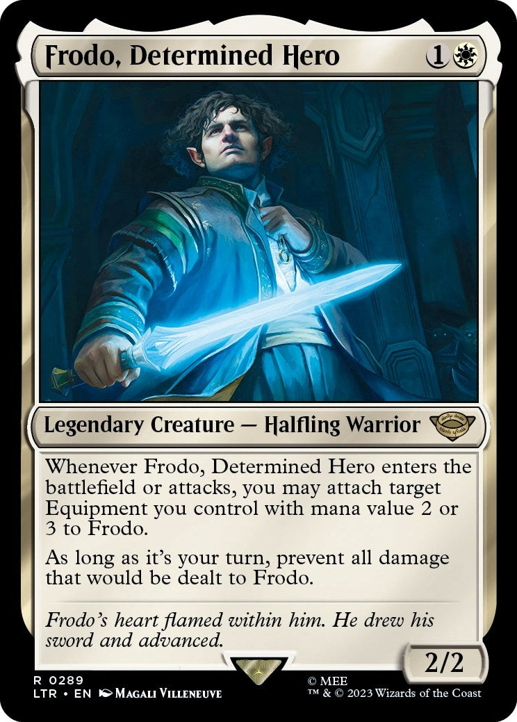 Image for Frodo, Determined Hero (289) (LTR) - Magic: The Gathering