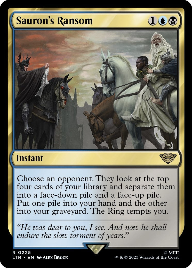 Image for Sauron's Ransom (225) (LTR) - Magic: The Gathering