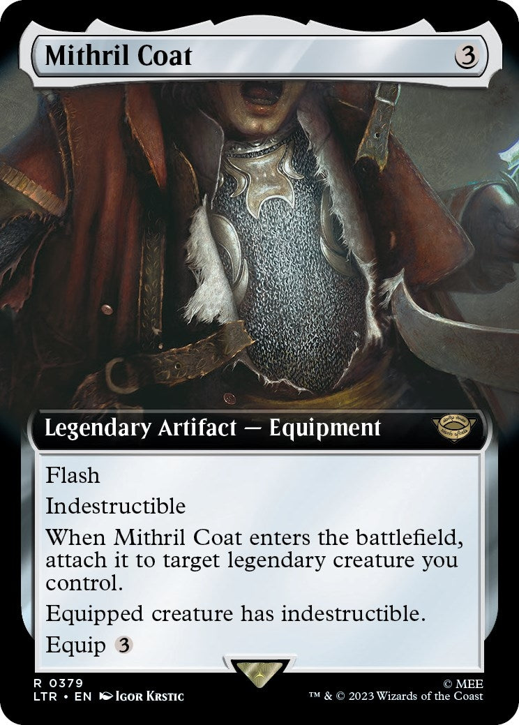 Image for Mithril Coat (Extended Art) (379) (LTR) - Magic: The Gathering