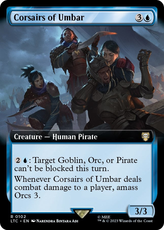 Image for Corsairs of Umbar (Extended Art) (102) (LTC) - Magic: The Gathering