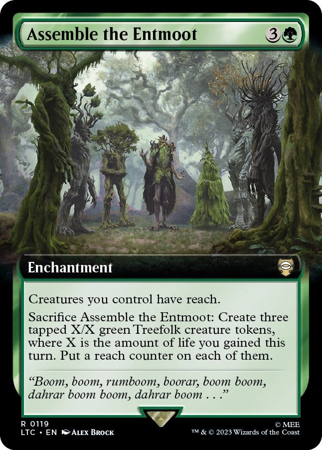 Image for Assemble the Entmoot (Extended Art) (119) (LTC) - Magic: The Gathering