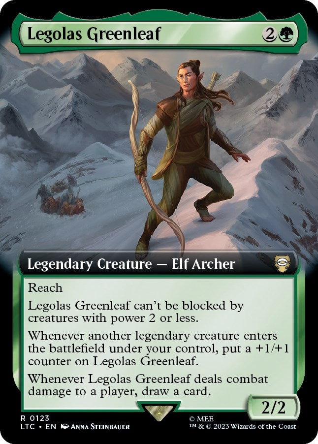 Image for Legolas Greenleaf (Extended Art) (123) (LTC) - Magic: The Gathering