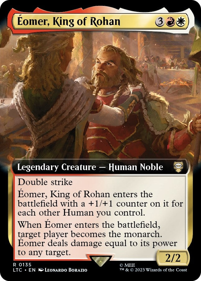 Image for Eomer, King of Rohan (Extended Art) (135) (LTC) - Magic: The Gathering