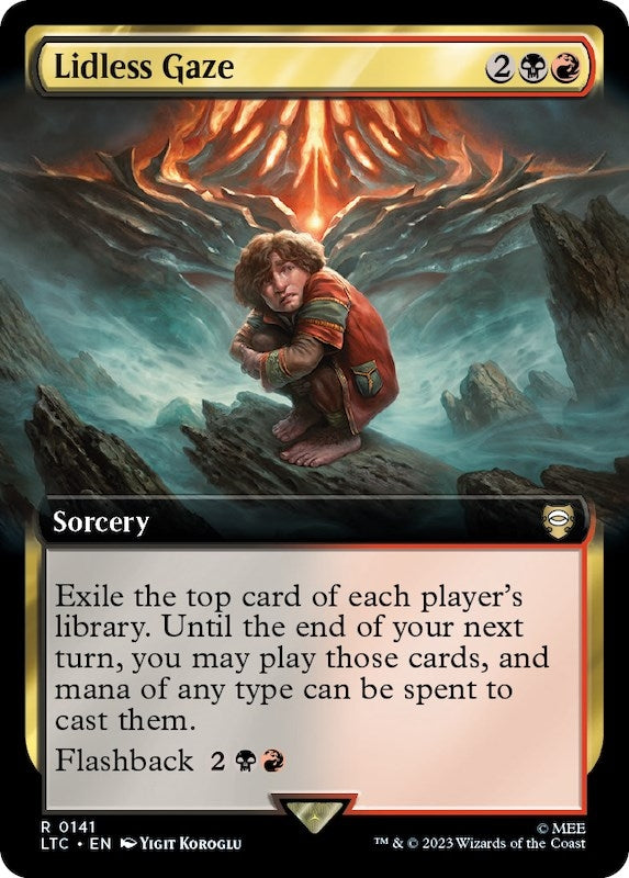 Image for Lidless Gaze (Extended Art) (141) (LTC) - Magic: The Gathering