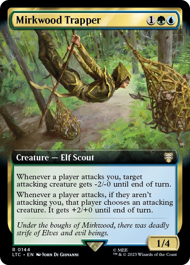 Image for Mirkwood Trapper (Extended Art) (144) (LTC) - Magic: The Gathering