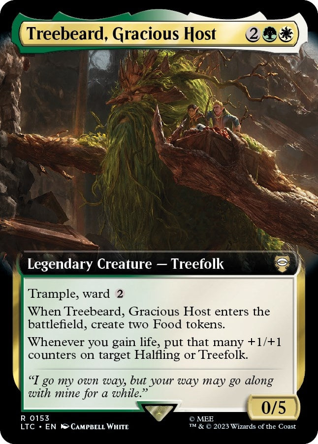 Image for Treebeard, Gracious Host (Extended Art) (153) (LTC) - Magic: The Gathering