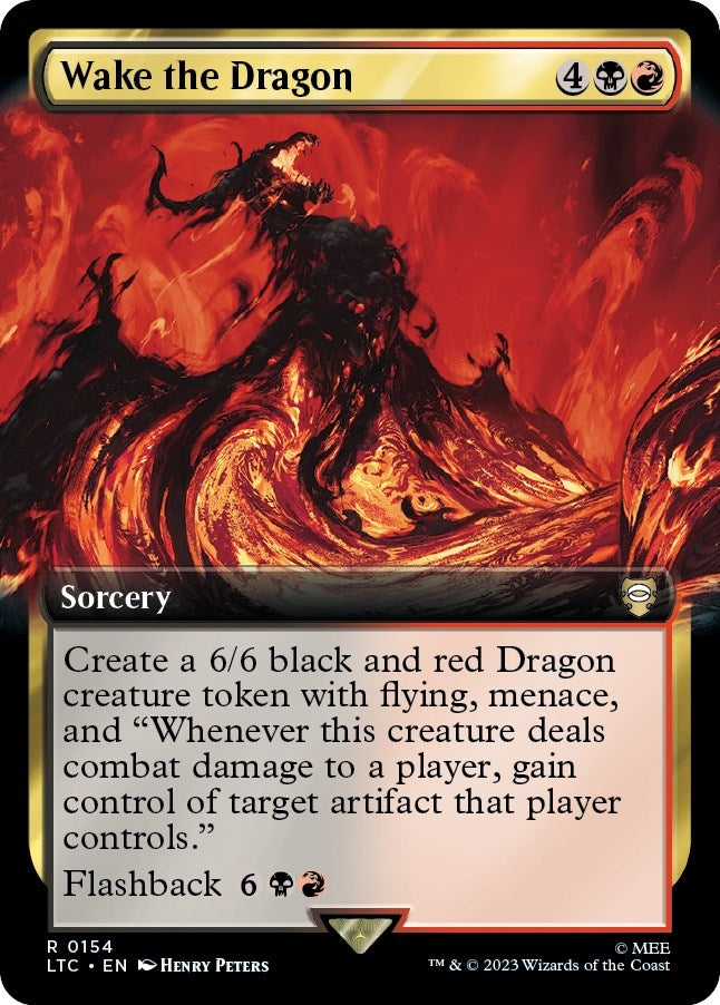 Image for Wake the Dragon (Extended Art) (154) (LTC) - Magic: The Gathering