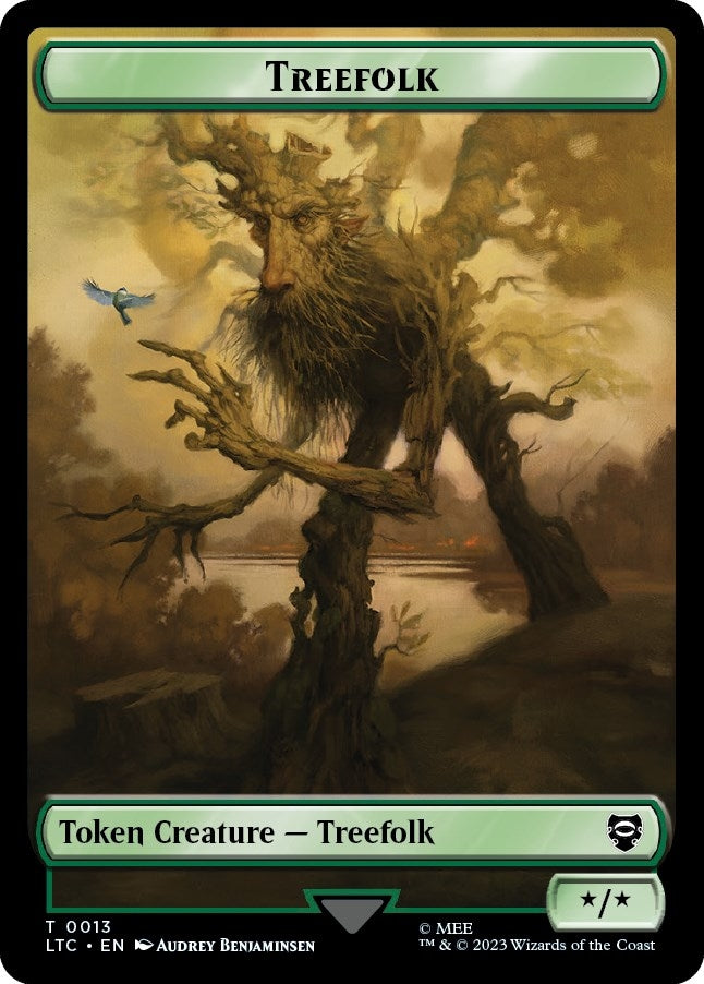 Image for Treefolk // Food (0009) Double-Sided Token (13 // 9) (LTC) - Magic: The Gathering