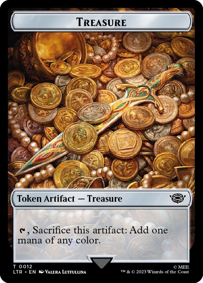 Image for Treasure // Food (0009) Double-Sided Token (12 // 9) (LTR) - Magic: The Gathering