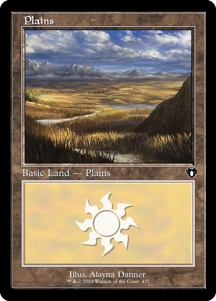Image for Plains (437) (Retro Frame) (437) (CMM) - Magic: The Gathering
