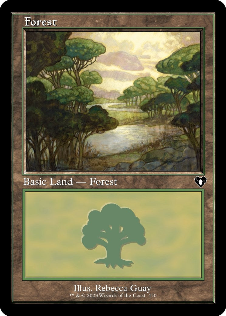 Image for Forest (450) (Retro Frame) (450) (CMM) - Magic: The Gathering