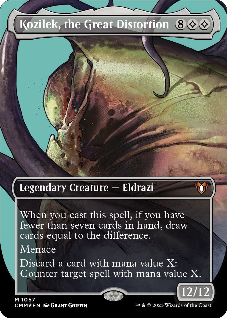 Image for Kozilek, the Great Distortion (Textured Foil) (1057) (CMM) - Magic: The Gathering