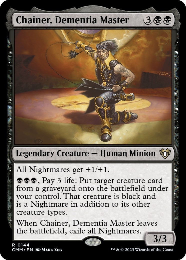 Image for Chainer, Dementia Master (144) (CMM) - Magic: The Gathering