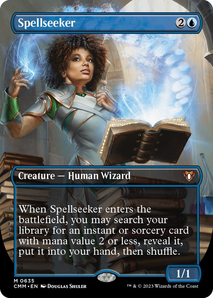Image for Spellseeker (Borderless) (635) (CMM) - Magic: The Gathering