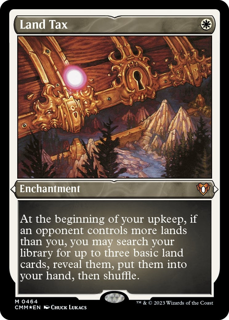 Image for Land Tax (Foil Etched) (464) (CMM) - Magic: The Gathering