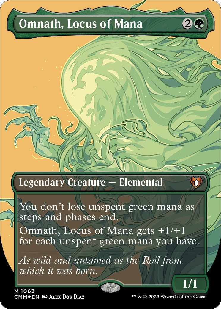 Image for Omnath, Locus of Mana (Textured Foil) (1063) (CMM) - Magic: The Gathering