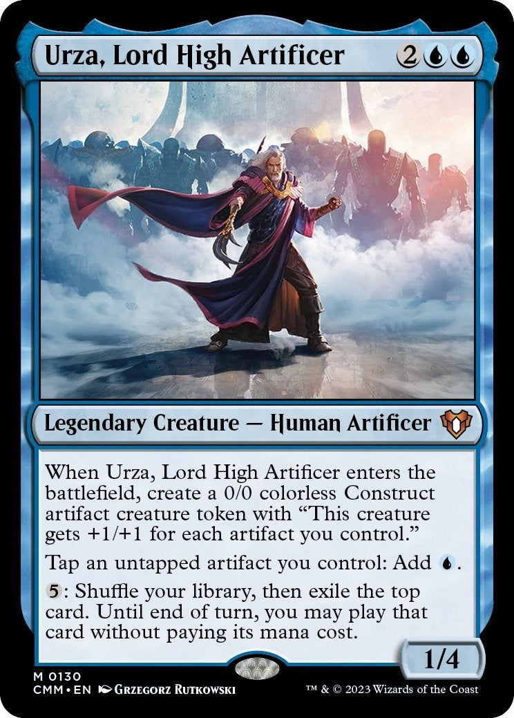 Image for Urza, Lord High Artificer (130) (CMM) - Magic: The Gathering
