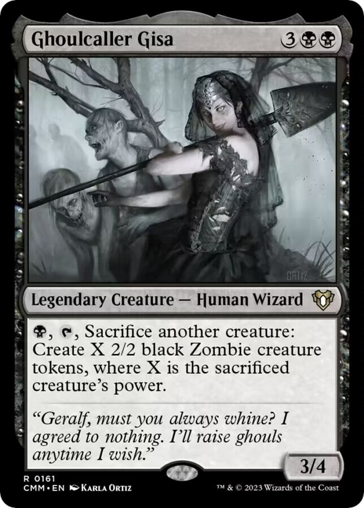 Image for Ghoulcaller Gisa (161) (CMM) - Magic: The Gathering