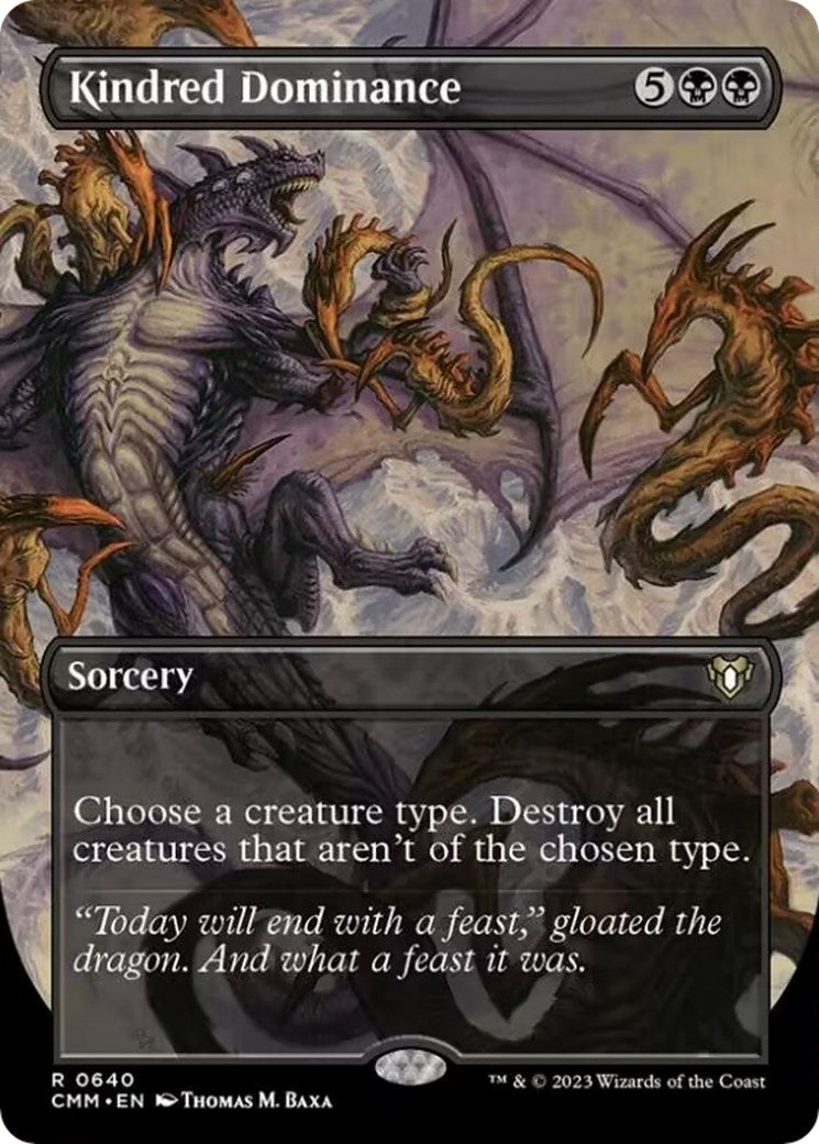 Image for Kindred Dominance (Borderless) (640) (CMM) - Magic: The Gathering