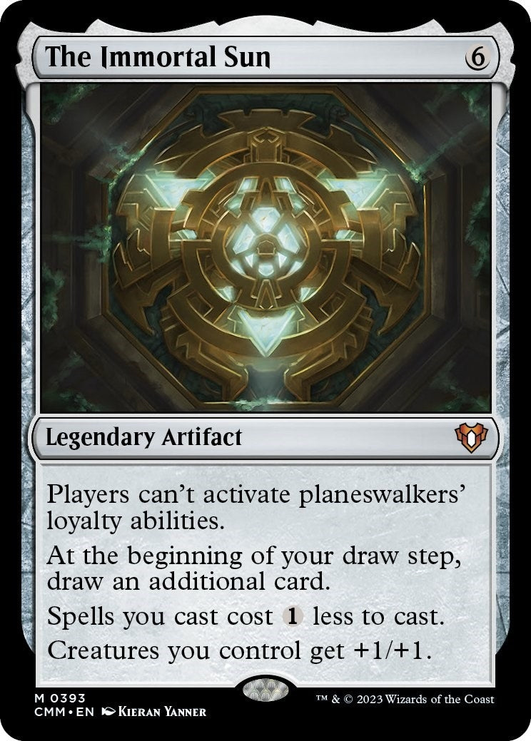 Image for The Immortal Sun (393) (CMM) - Magic: The Gathering
