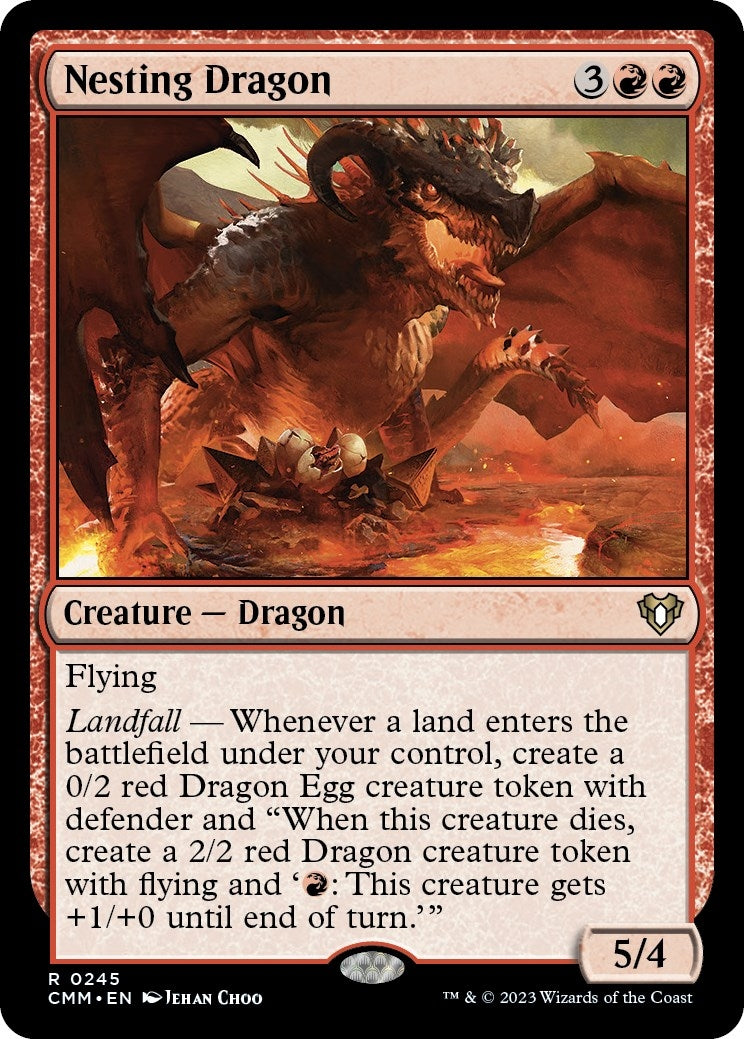 Image for Nesting Dragon (245) (CMM) - Magic: The Gathering