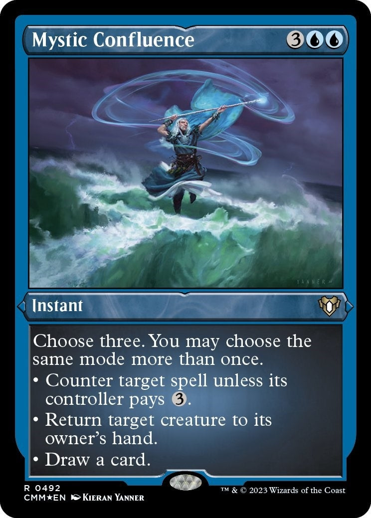 Image for Mystic Confluence (Foil Etched) (492) (CMM) - Magic: The Gathering