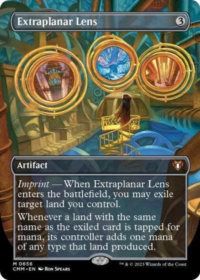 Image for Extraplanar Lens (Borderless) (656) (CMM) - Magic: The Gathering