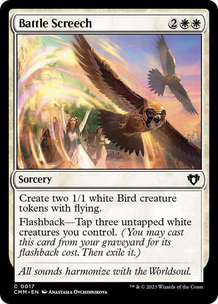 Image for Battle Screech (17) (CMM) - Magic: The Gathering