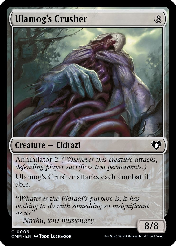 Image for Ulamog's Crusher (6) (CMM) - Magic: The Gathering
