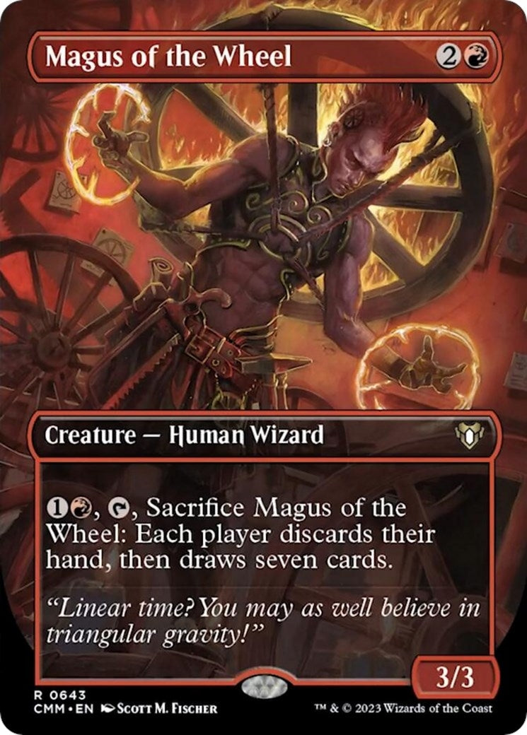 Image for Magus of the Wheel (Borderless) (643) (CMM) - Magic: The Gathering