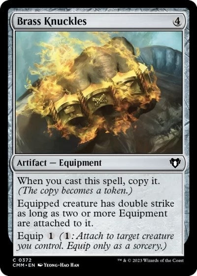 Image for Brass Knuckles (372) (CMM) - Magic: The Gathering