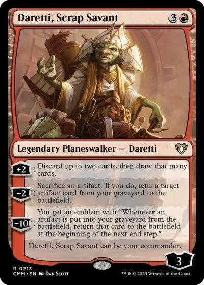 Image for Daretti, Scrap Savant (213) (CMM) - Magic: The Gathering