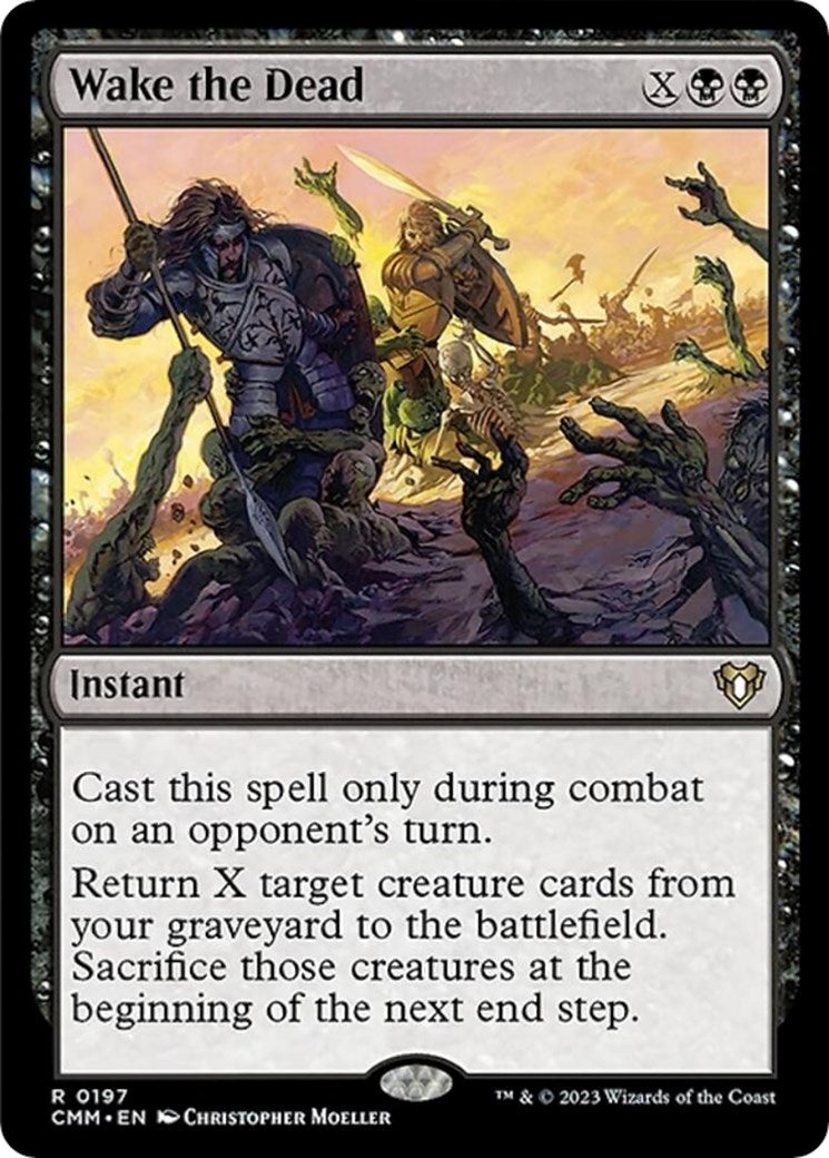 Image for Wake the Dead (197) (CMM) - Magic: The Gathering