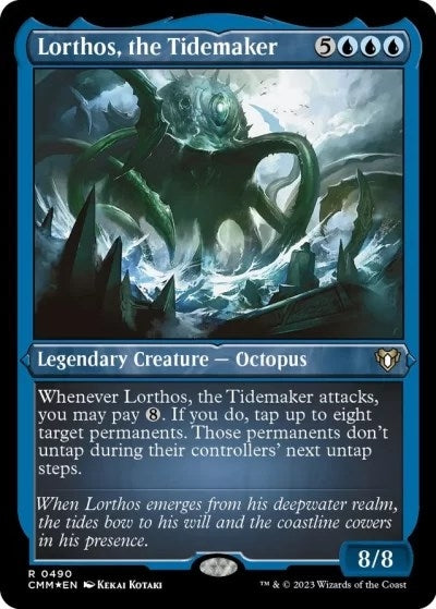 Image for Lorthos, the Tidemaker (Foil Etched) (490) (CMM) - Magic: The Gathering