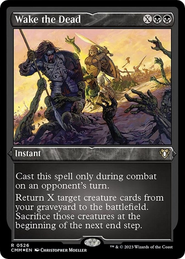 Image for Wake the Dead (Foil Etched) (526) (CMM) - Magic: The Gathering