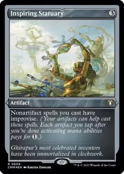 Image for Inspiring Statuary (Foil Etched) (609) (CMM) - Magic: The Gathering