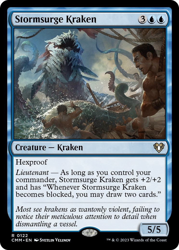 Image for Stormsurge Kraken (122) (CMM) - Magic: The Gathering