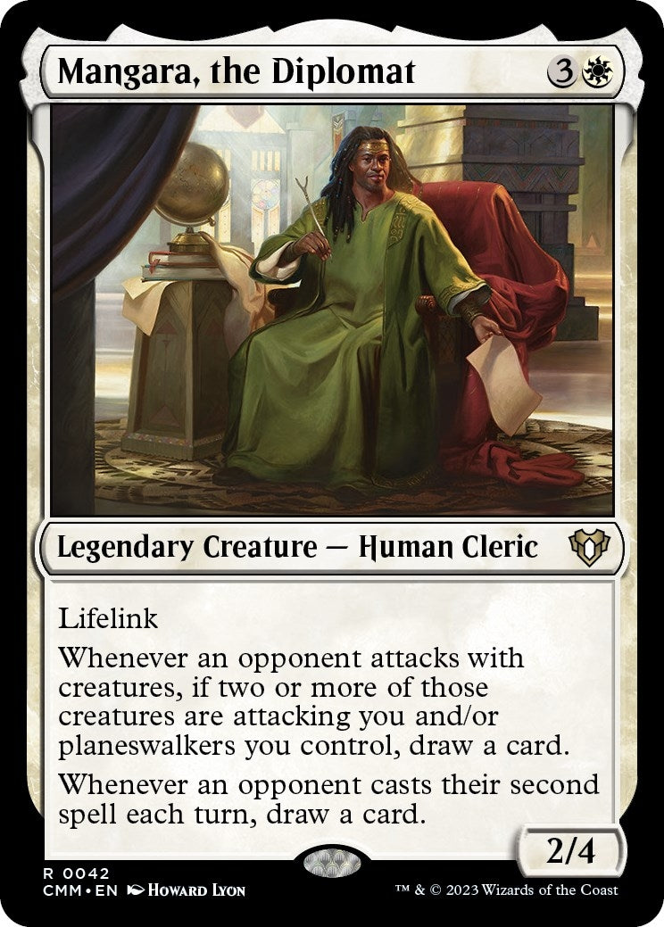 Image for Mangara, the Diplomat (42) (CMM) - Magic: The Gathering