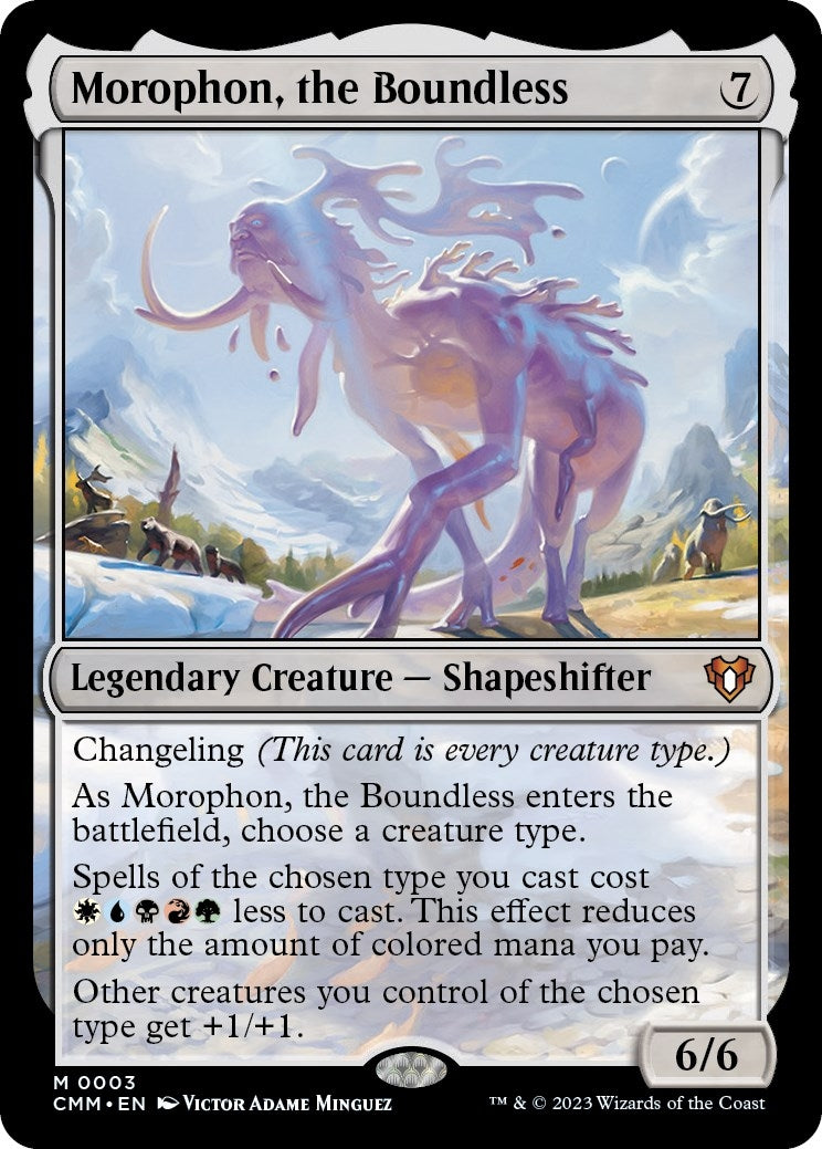Image for Morophon, the Boundless (3) (CMM) - Magic: The Gathering