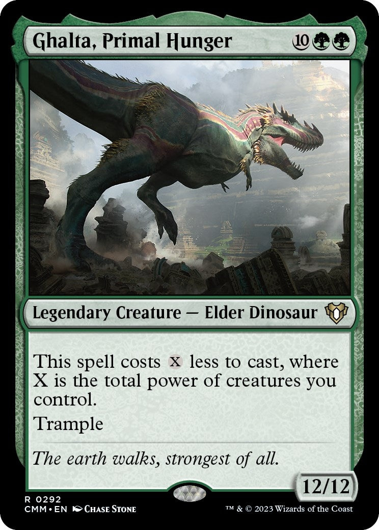 Image for Ghalta, Primal Hunger (292) (CMM) - Magic: The Gathering