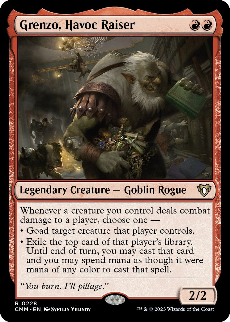 Image for Grenzo, Havoc Raiser (228) (CMM) - Magic: The Gathering