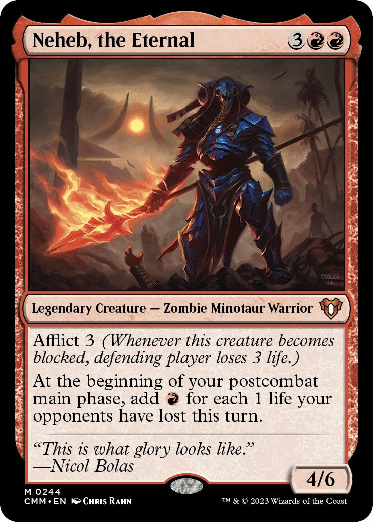 Image for Neheb, the Eternal (244) (CMM) - Magic: The Gathering